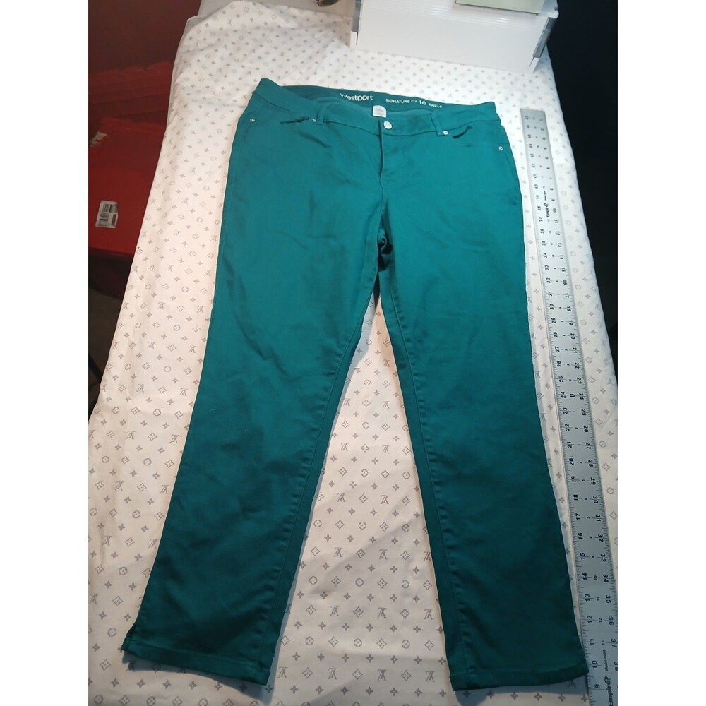 Westport Denim Size 16 Green Women’s Jeans 5-Pocket Design